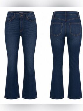 NWT Sonoma Curvy Bootcut Jeans Women’s Size 8 High Rise Stretch Blue Denim